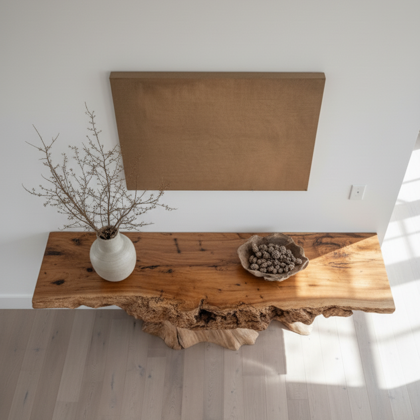 Organic Root Console Table