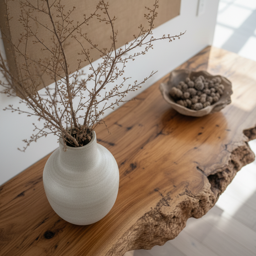 Organic Root Console Table