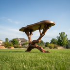 Sculptural Driftwood Console Table