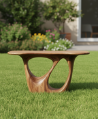 Abstract Modern Block Console Table