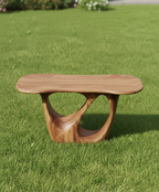 Abstract Modern Block Console Table