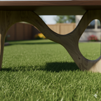 Modern Timber Block Console Table