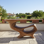 Driftform Hand-Carved Organic Wood Table