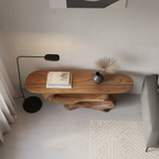 Driftform Hand-Carved Organic Wood Table