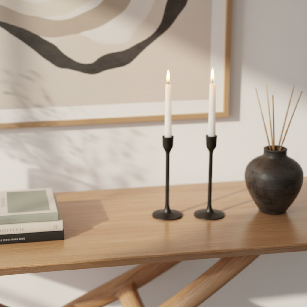 Sculptural Cairn Console Table