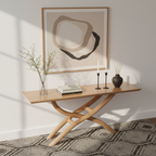 Sculptural Cairn Console Table