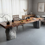 Live Edge Stone Console Table