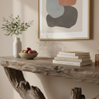 Abstract Block Console Table