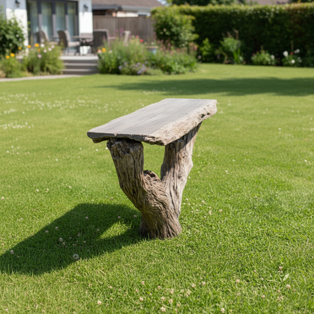 Abstract Block Console Table