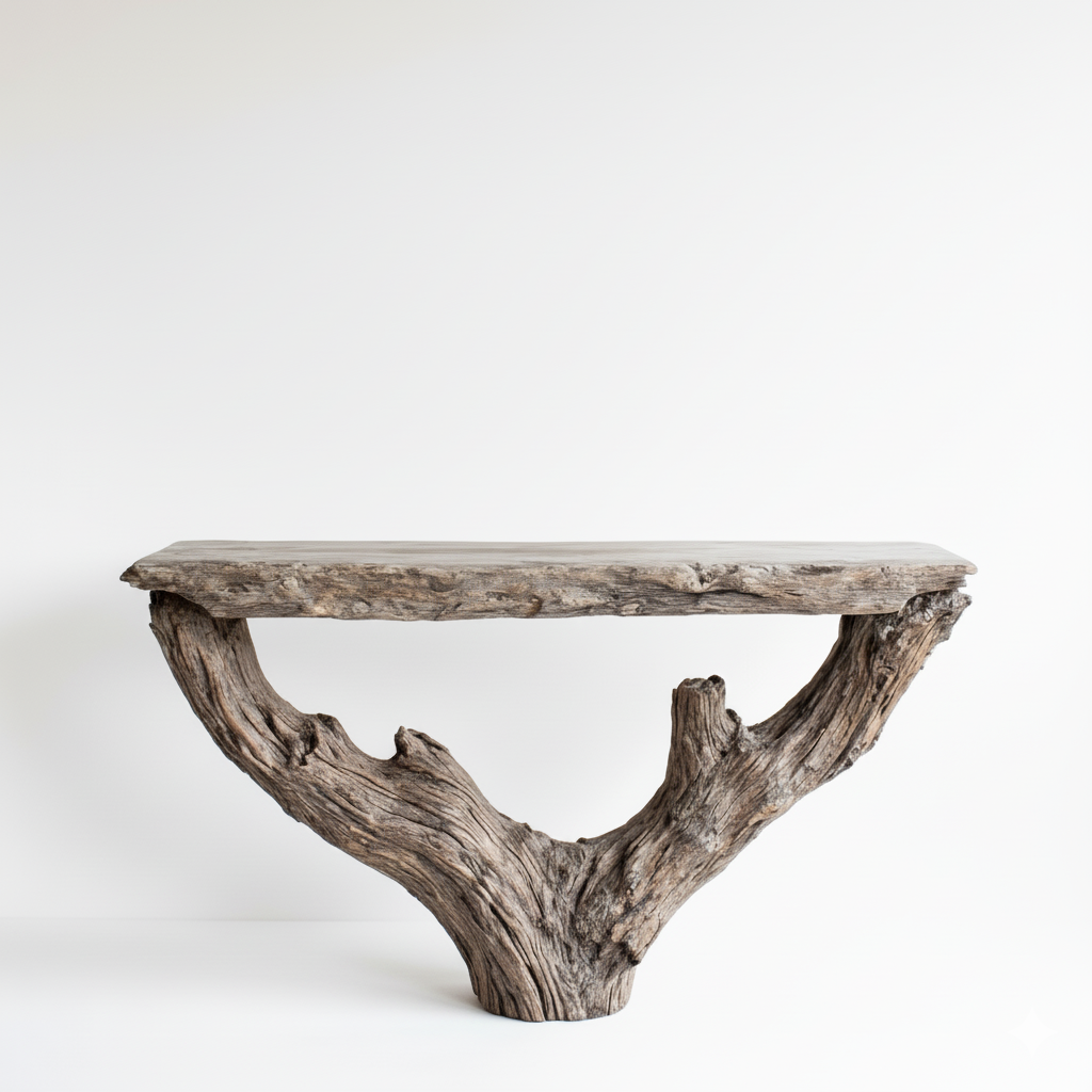 Abstract Block Console Table