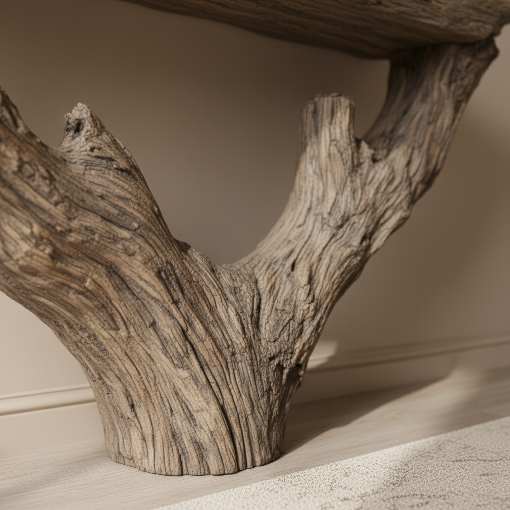 Abstract Block Console Table