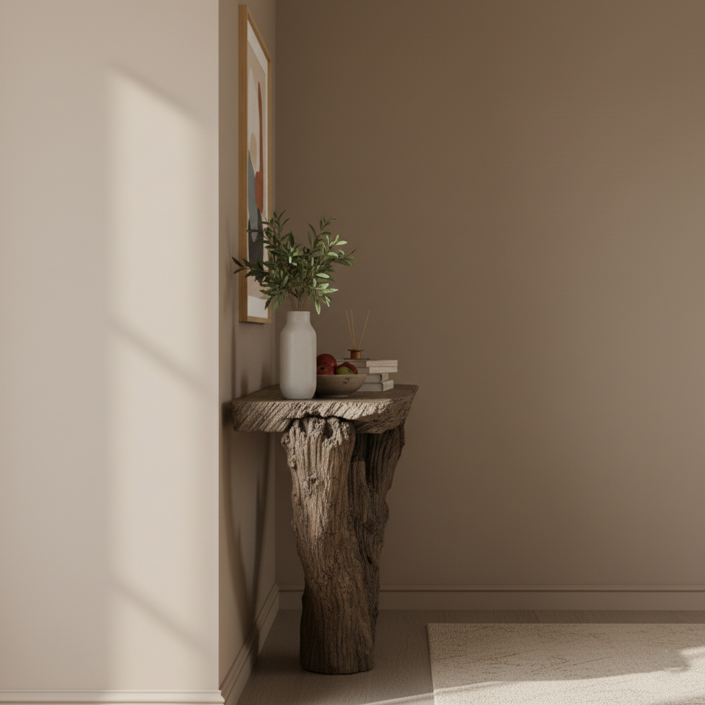 Abstract Block Console Table