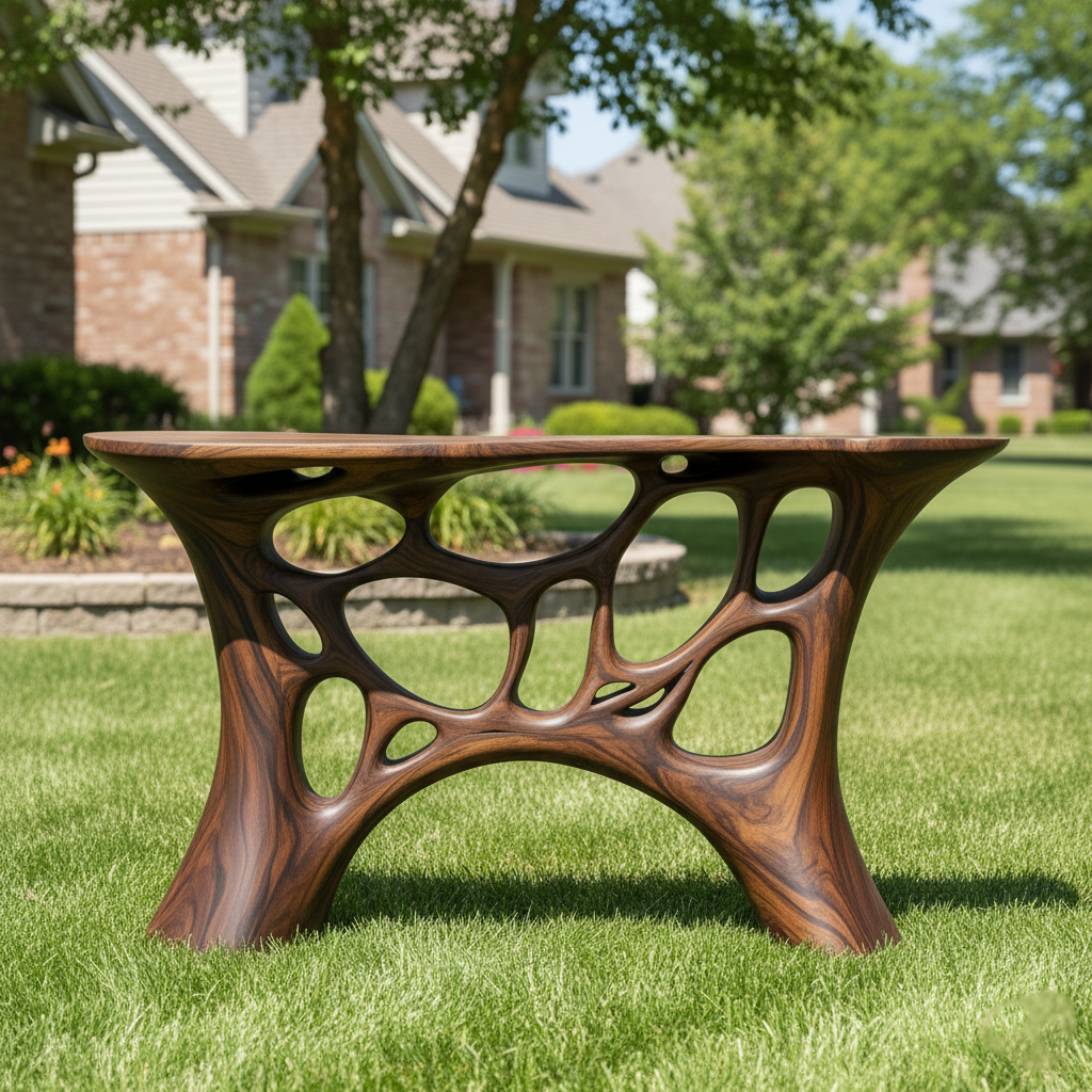 Luxury Sculptural Console