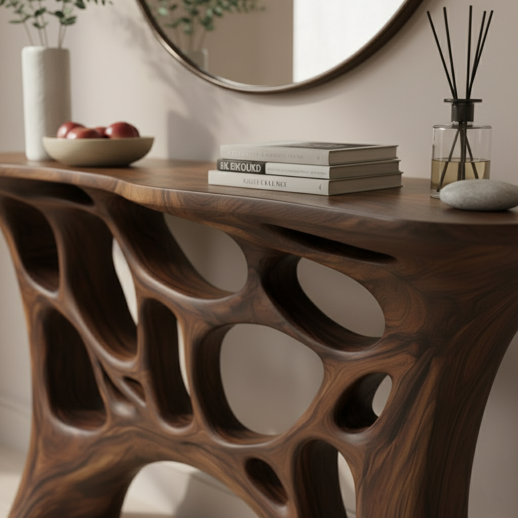 Luxury Sculptural Console