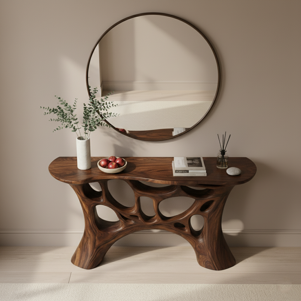 Luxury Sculptural Console