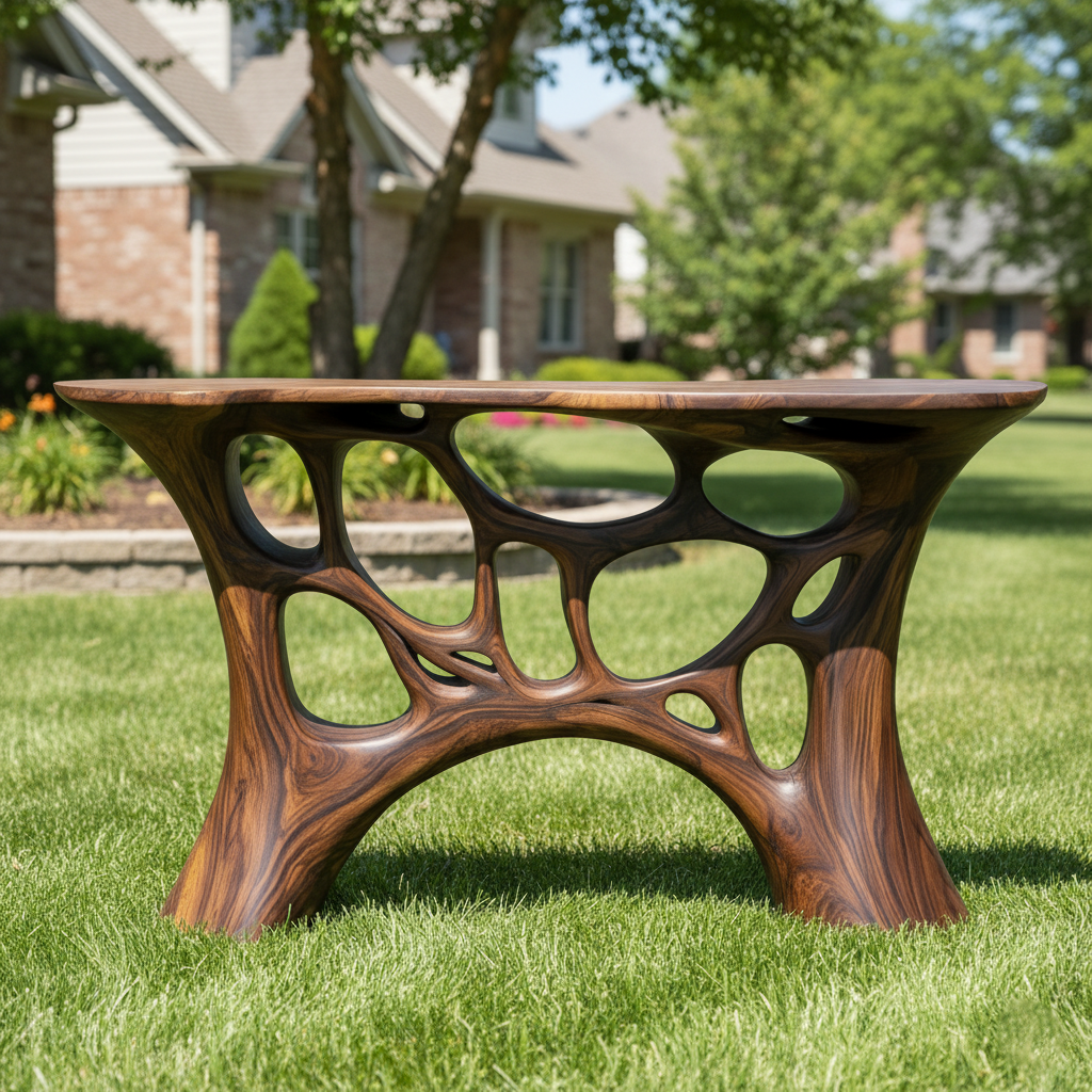 Luxury Sculptural Console