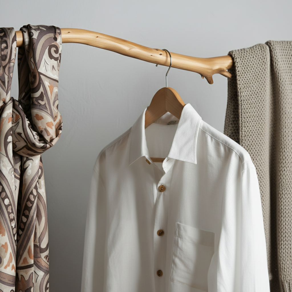 Live Edge Rustic Display Stand