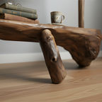 Live Edge Rustic Display Stand