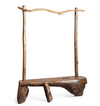 Live Edge Rustic Display Stand