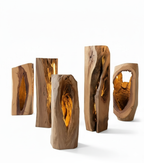 Live Edge Wood Floor Lamp