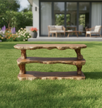 Live Edge Tiered Shoe Rack