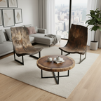 Rustic Wood Dining Set