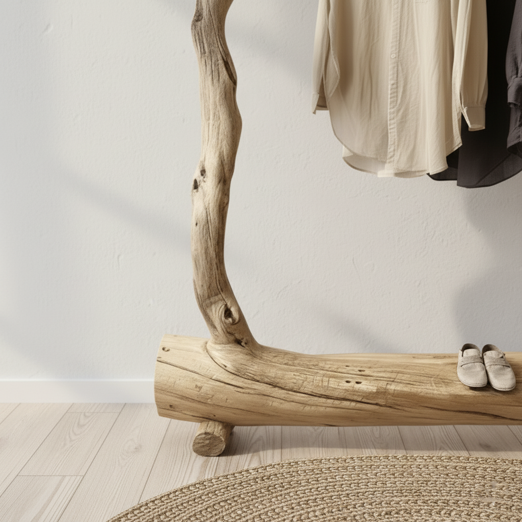 Live Edge Organic Hall Tree