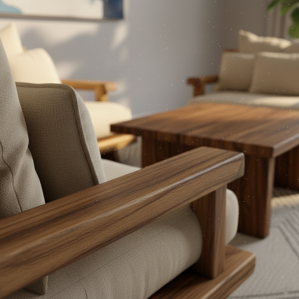 Luxury Solid Wood Table Set