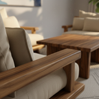 Luxury Solid Wood Table Set