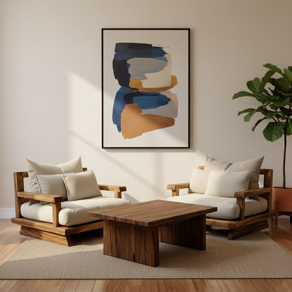 Luxury Solid Wood Table Set